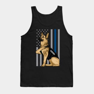 Police Dog Tank Top